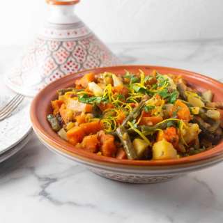 Moroccan Vegetable Tagine with Chickpeas