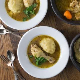 African Pepper Chicken Soup with Fufu