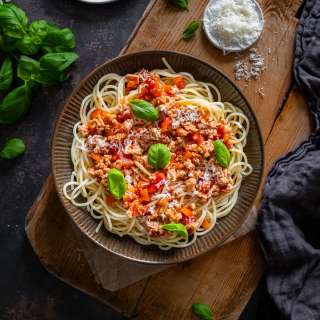 Easy Chicken Mince Bolognese