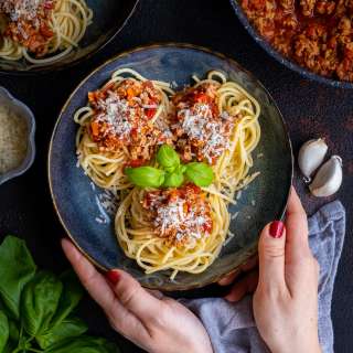 Easy Turkey Mince Bolognese