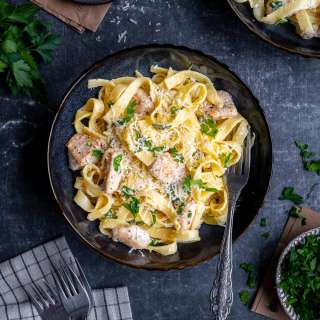 Creamy Chicken Tagliatelle
