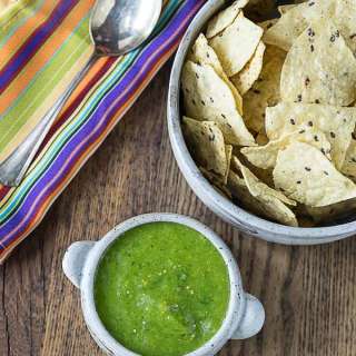 Blender Salsa Verde with Mango Recipe