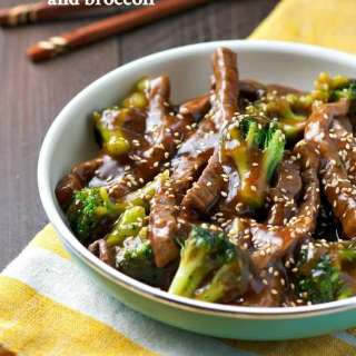 One Skillet Mongolian Beef and Broccoli