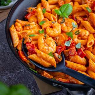 Easy Chorizo and Prawn Pasta