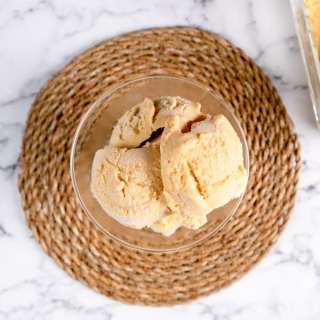 Miso Peach Ice Cream