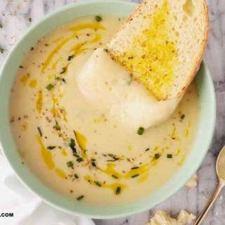 Instant Pot Potato Leek Soup (Vegan)