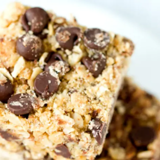 Chocolate Chip Oatmeal Peanut Butter Squares
