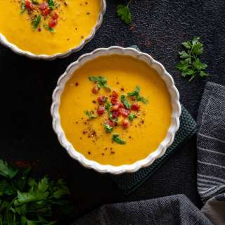 Easy Lentil and Bacon Soup