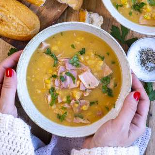 Easy Ham and Split Pea Soup