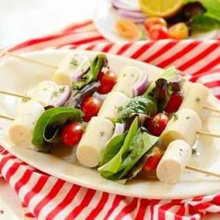 Heart of Palm Salad Skewers (Salada de Palmito no Espeto)