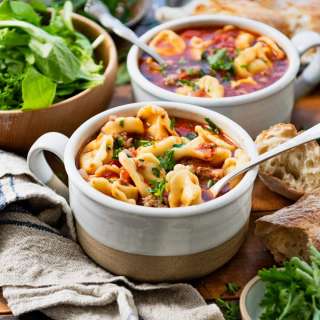 Italian Sausage Tortellini Soup