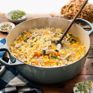 Autumn Chicken Noodle Soup