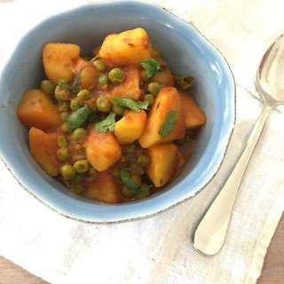 Dry Aloo Matar - Potato & Pea Curry
