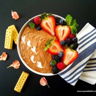 Fluffy Nutella Dip with Berries