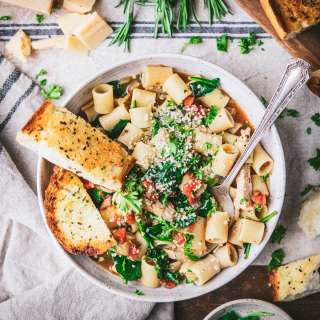 One Pot Chicken and Spinach Pasta