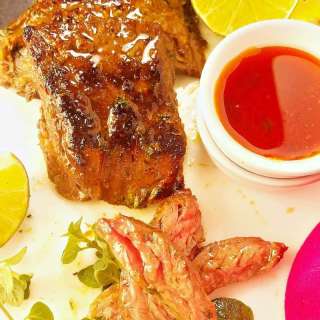 Mexican Carne Asada Marinade with Skirt Steak