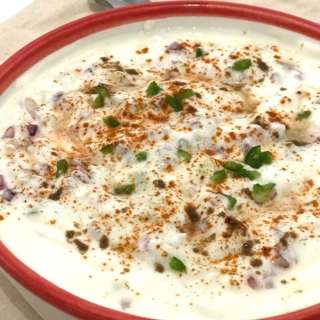 Cucumber And Onion Raita