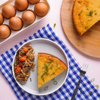 Greek Cornbread with Feta