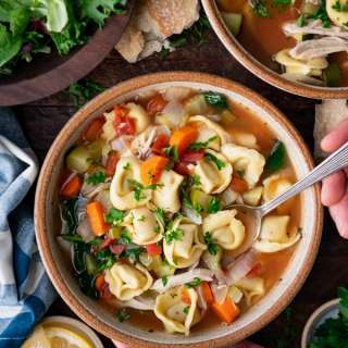 Chicken Tortellini Soup