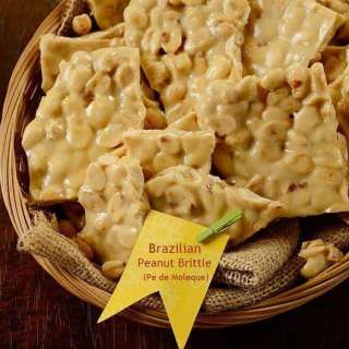 Brazilian Homemade Peanut Brittle (Pé de Moleque)