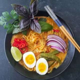 20-Minute One Pot Coconut Noodle Soup