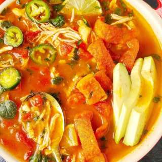 Weight Watchers Chicken Tortilla Soup in the Instant Pot