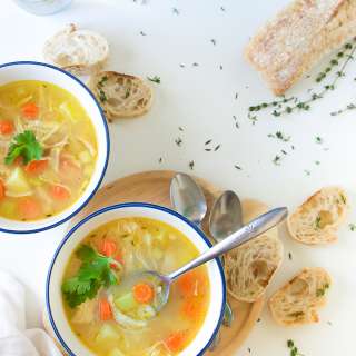 Canja de Galinha Recipe - Brazilian Chicken and Rice Soup