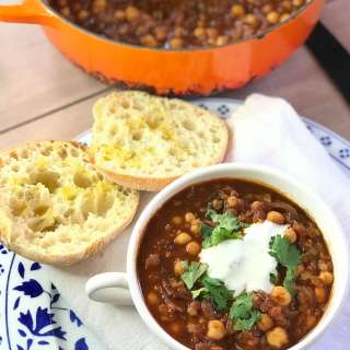 Moroccan Chickpea And Lentil Soup