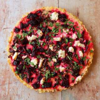 Feta And Beetroot Tart