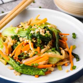 Bok Choy Stir Fry With Mushrooms