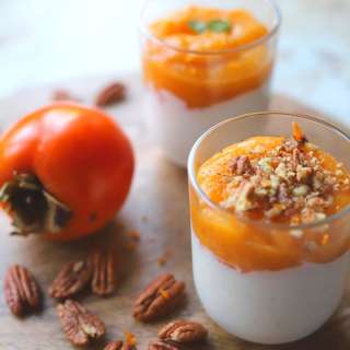 Persimmons With Whipped Ricotta