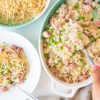 Arroz Maluco - Brazilian Fried Rice with Ham and Egg