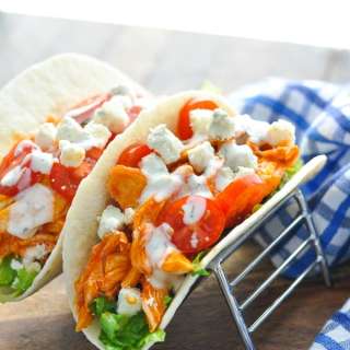 10-Minute Buffalo Chicken Wraps