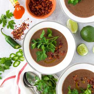 Creamy Black Beans Soup