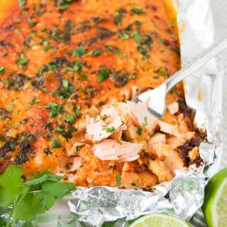 Baked Lime Salmon