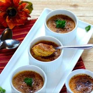 Roasted Sweet Potato Creme Brulee