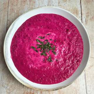 Cold Beet Soup With Yogurt