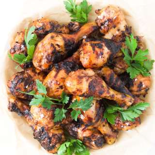 Beer Marinated Grilled Drumsticks