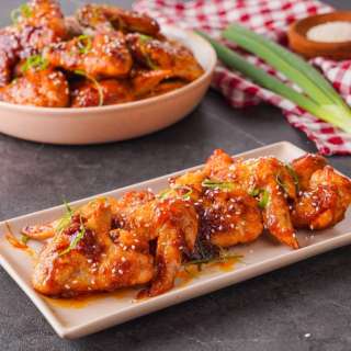 Korean Gochujang Chicken Wings