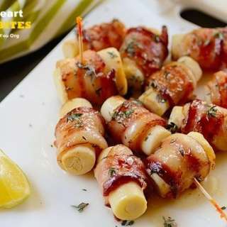 Palm Heart Bacon Bites