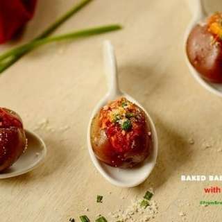Baked Baby Potatoes with Bacon