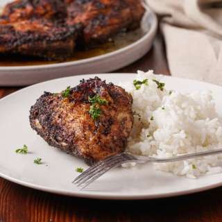 Coffee-Rubbed Chicken Thighs