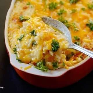 Ham and Cheese Baked Rice Casserole