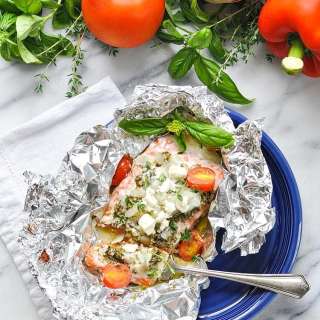 5-ingredient Mediterranean Salmon