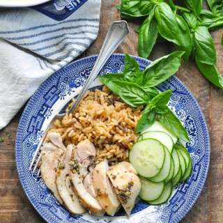 Baked Pesto Chicken Thighs