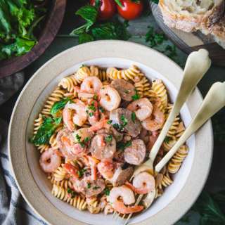 Shrimp and Sausage Pasta