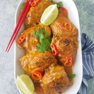 Slow Cooker Chicken Satay Curry (Thai-Style)