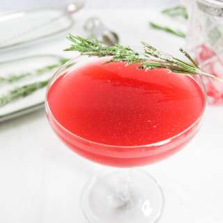 Leftover Cranberry Sauce Cocktail