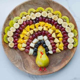Turkey fruit platter