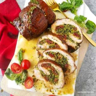 BEST Stuffed Pork Loin Recipe